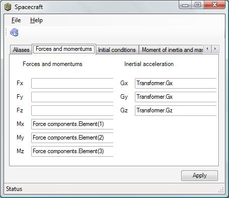 Spacecraft forces and moments