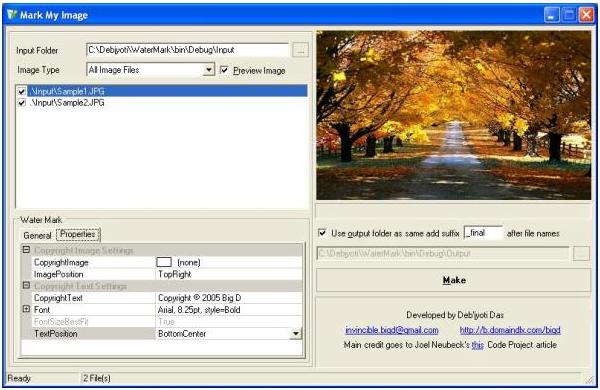 Mark my Image Tool....
