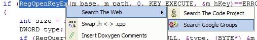 right click menu