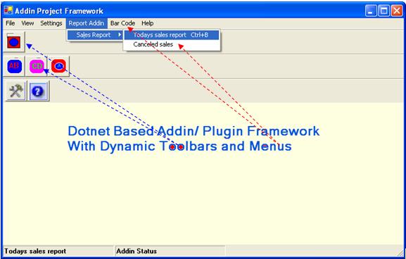 .NET based Addiin Project Framework