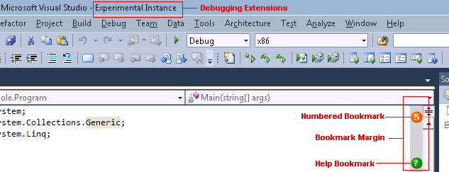 Debugging the extension