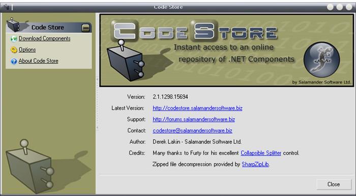 Code Store Screenshot