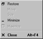 The System menu