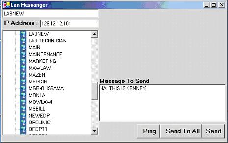 Windows 8 LAN Messenger full