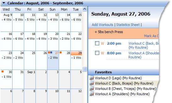 Calendar View
