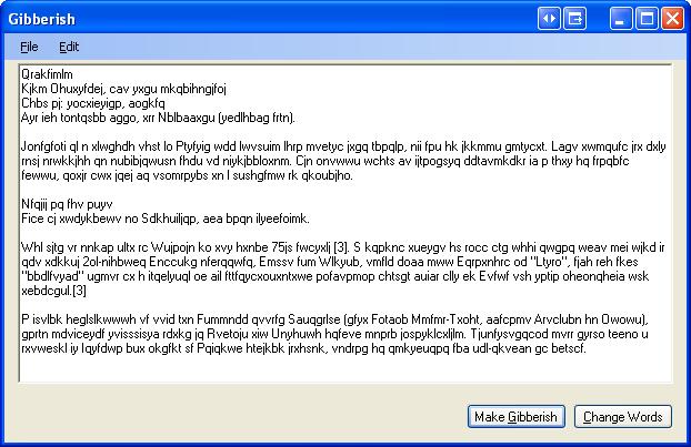 Gibberish