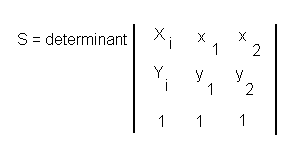 Matrix determinant.