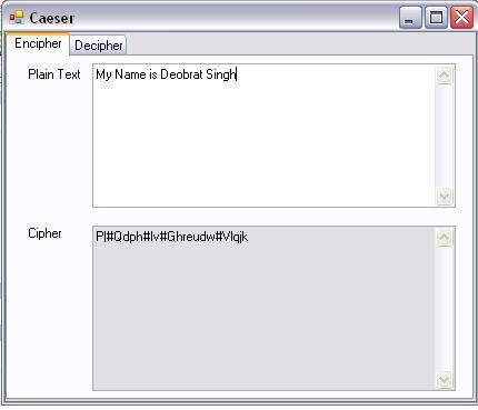 Program Monoalphabetic Ciphers