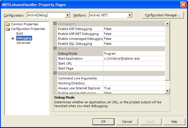 Project Properties