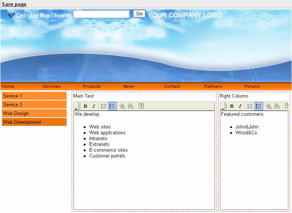 Page based on our new ASPX page template.