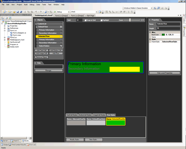 Create new list with wizard