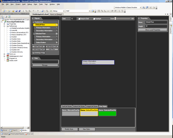 Create new list with wizard