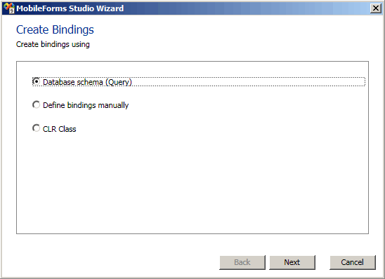Binding items of row templates to data