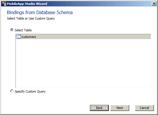 Binding items of row templates to data