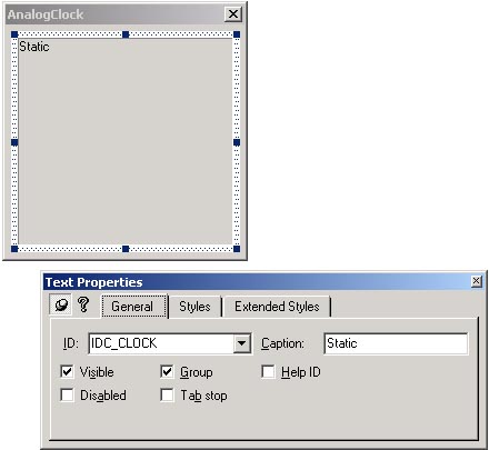 Add Static Control on your dialog