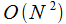 big-O(N^2)