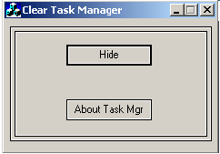 hiding task manager process