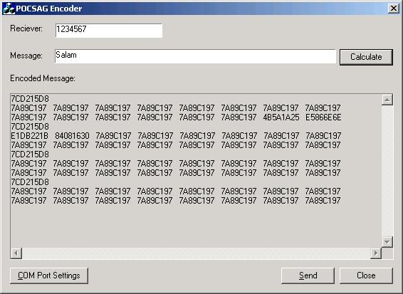 encoded message