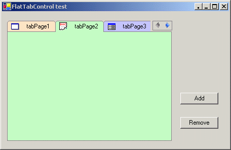 A .NET Flat TabControl (CustomDraw)