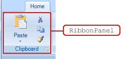 WinFormsRibbon/ribbonpanel.gif