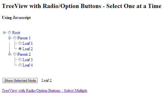 how to get option button value in javascript