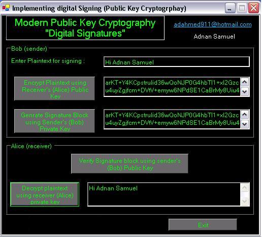 Sample screenshot