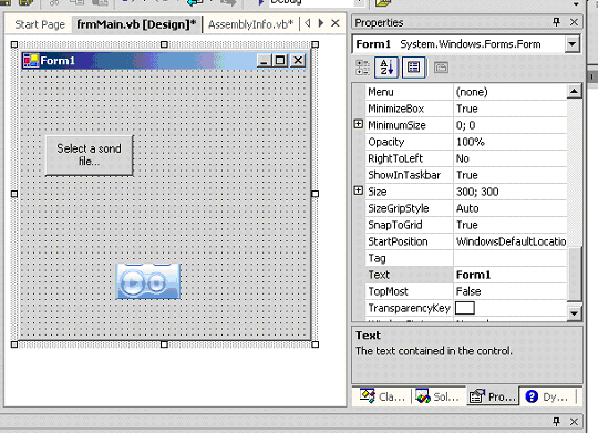 Sample screenshot