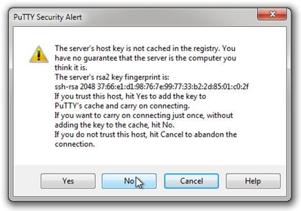 PuTTY-Security-Alert-Cahce-Server-Ad