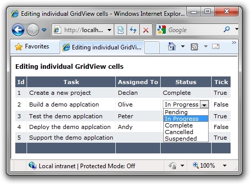 Dynamic Template Column Gridview Textbox