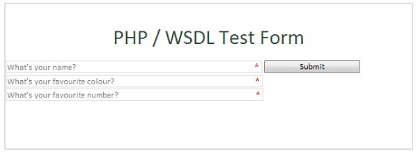 Php Soapclient Example No Wsdl