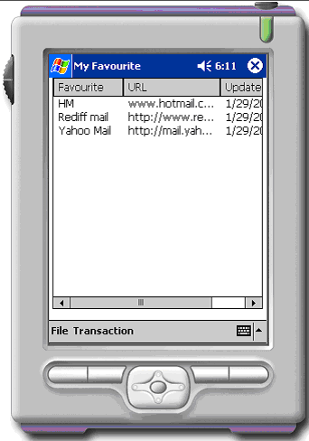 Pocket Pc 2000. Pocket PC with Microsoft