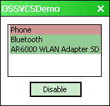 OSSVCS Demo