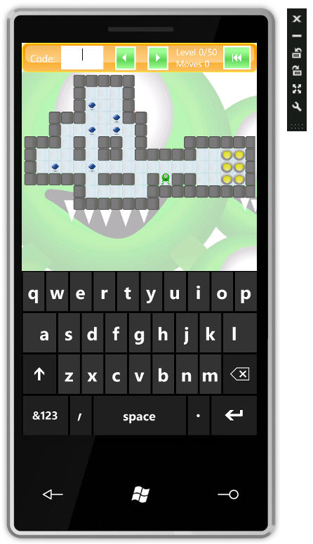 enter level code