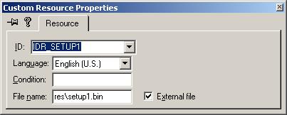 Before inject compressed merge data within the SetupEx.exe.
