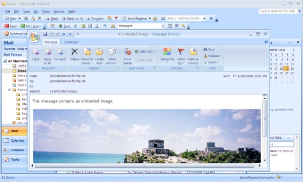 Outlook Screenshot