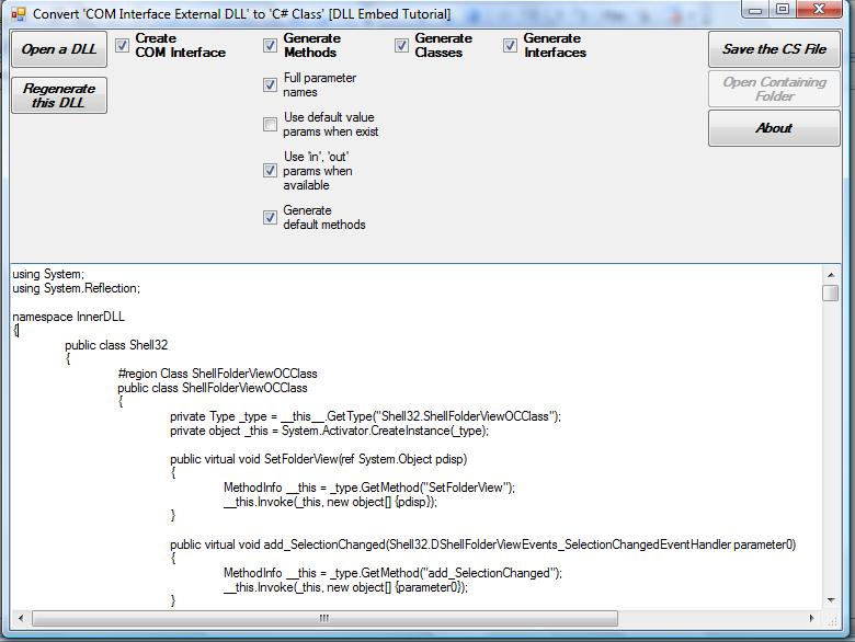 Parsing the Shell32.dll file