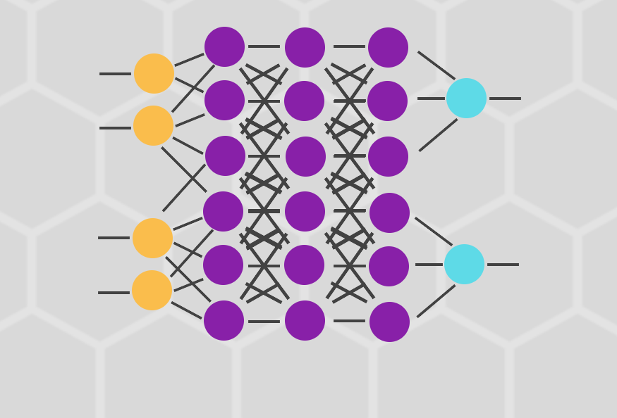 Neural network types. Neural Network make Art girl with big breast.