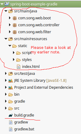 Spring boot sales gradle generate jar