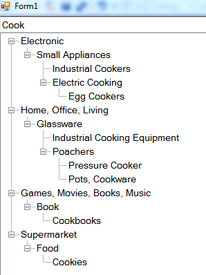 filtering treeview control