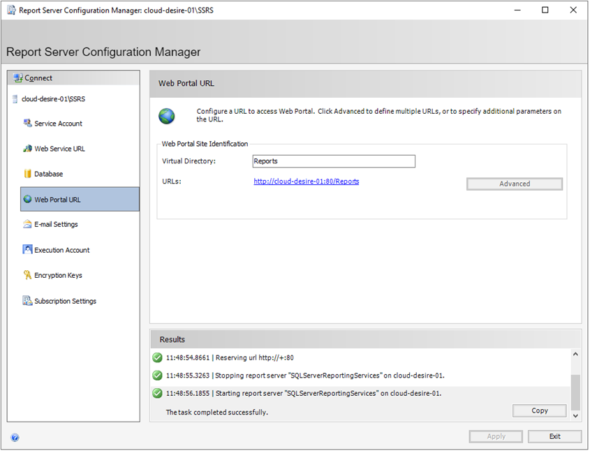 Install And Configure SQL Server Reporting Services