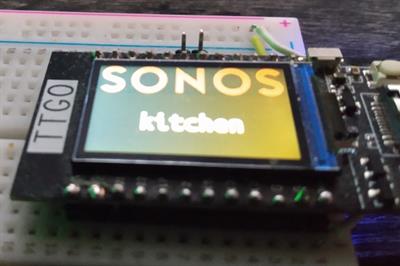 komme ud for spin lemmer A Sonos Speaker System Remote for the TTGO T-Display v1 - CodeProject