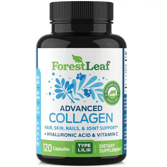 Forest Leaf - Collagen Pills with Hyaluronic Acid  Vitamin C