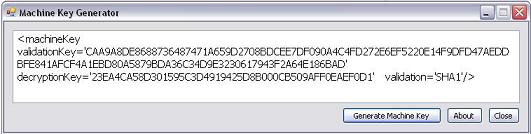 Sample screenshot