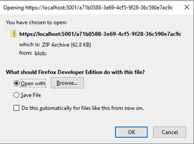 php download file via ajax