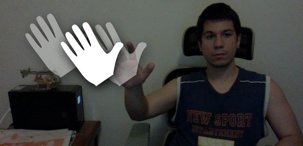 Kinect hand removed example