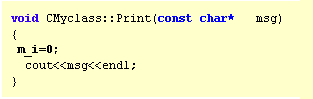 Reimplementation of Print method
