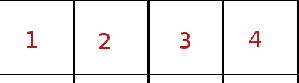 A grid, showing how the spritecontroller reads in frames