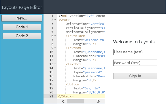 Introducing Layouts - Xaml for the Web - CodeProject