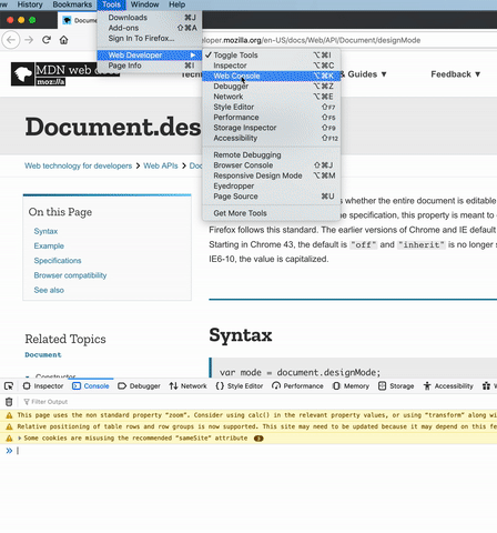 documentModeEx