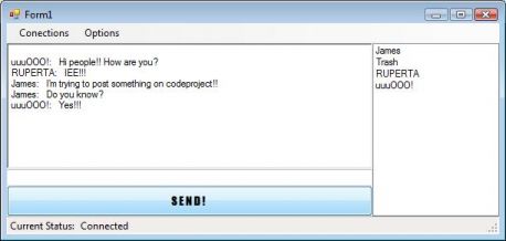 Chat client server c Multiple client